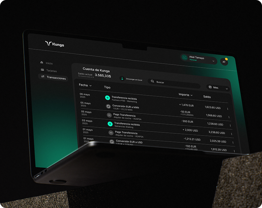 Real-time transaction dashboard